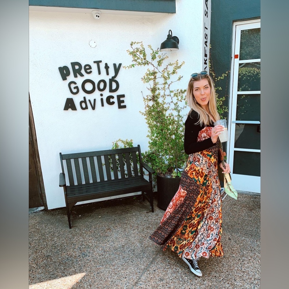 Free People Colorful Maxi Dress